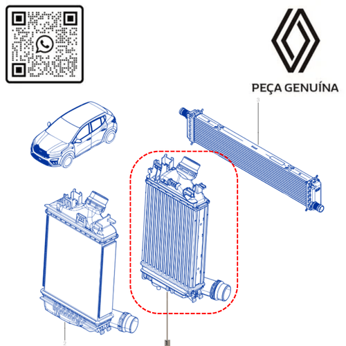 RN 15819R 144615819R INTERCOOLER KARDIAN 1.0 12V H5D - 5